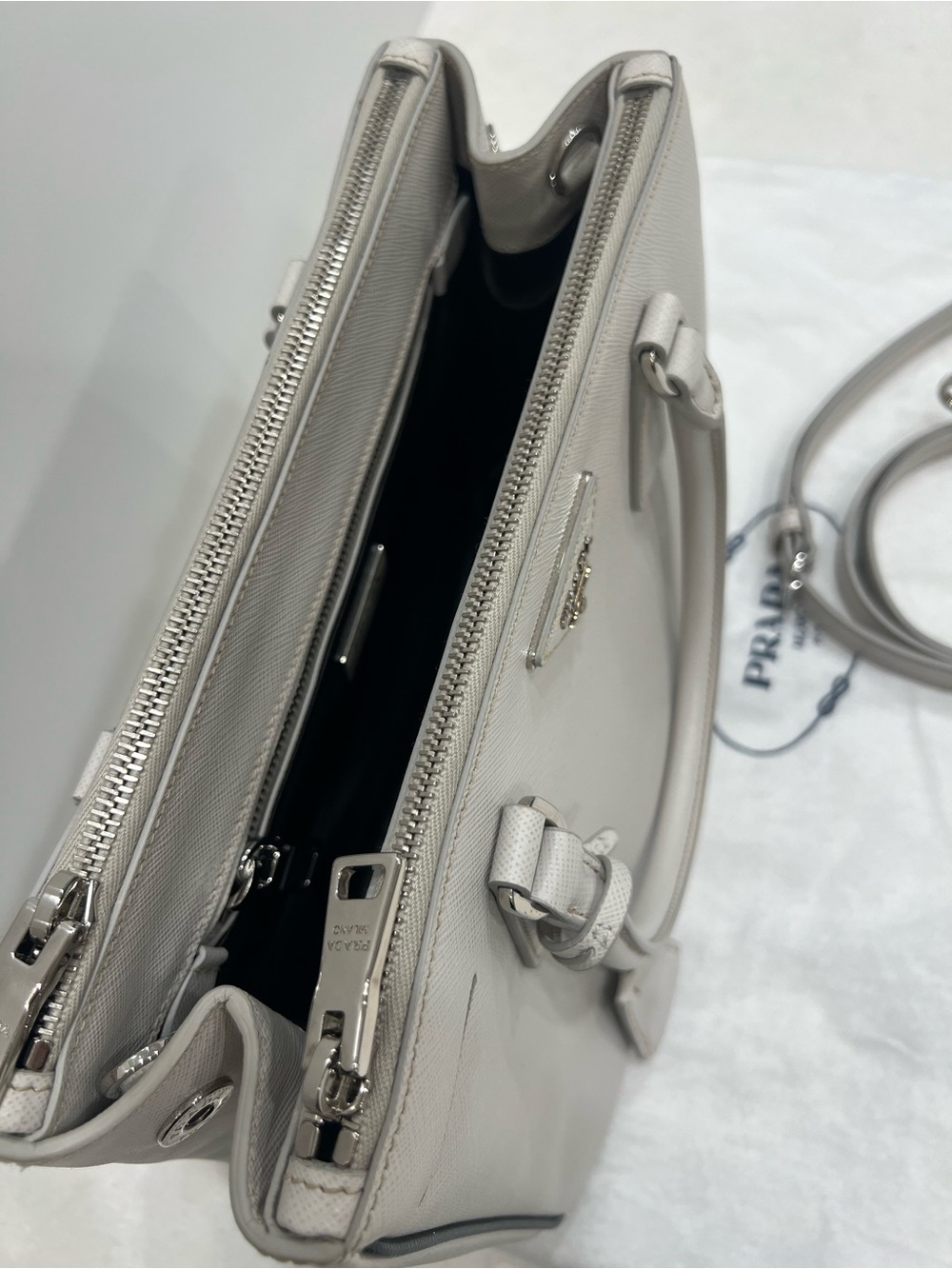 Prada Galleria Saffiano Leather Handbag - Picture 4 of 14